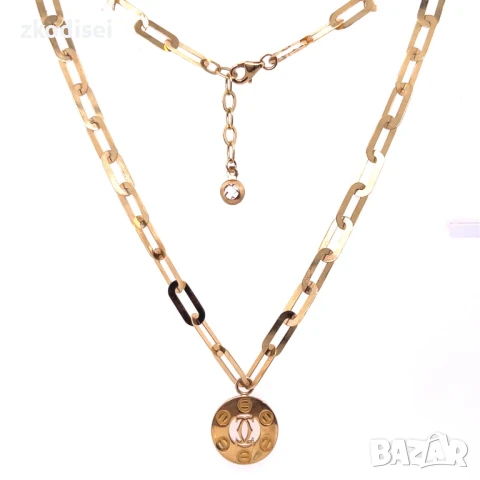 Златнo колие 8,16гр. 46,0см. 14кр. проба:585 модел:11291-1, снимка 1