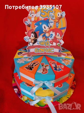 Картонена торта Майнкрафт, снимка 5 - Други - 52079928