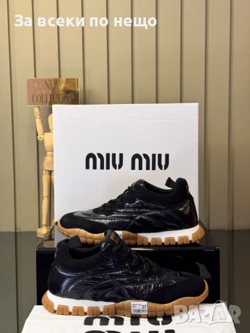 Miu Miu Дамски Маратонки👟Дамски Спортни Обувки Миу Миу - Налични Различни Цветове Код E763, снимка 2 - Маратонки - 51315148