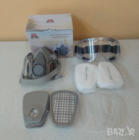 Предпазна маска 6200 с филтри и очила, снимка 11 - Други инструменти - 50045928