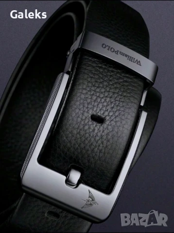 Мъжки официален колан за Панталони WilliamPAUL LEATH* Естествена телешка кожа!, снимка 4 - Колани - 50972897