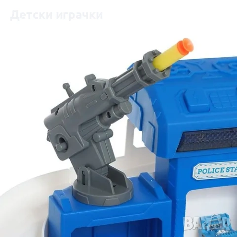 Паркинг Полицейска станция 50см с меки патрони, светлини , снимка 13 - Коли, камиони, мотори, писти - 53101725