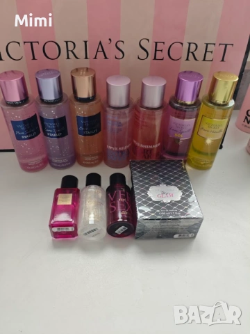 Victoria's Secret подаръчни комплекти, лосиони с блясък, спрейове, снимка 3 - Комплекти и лотове - 43314628