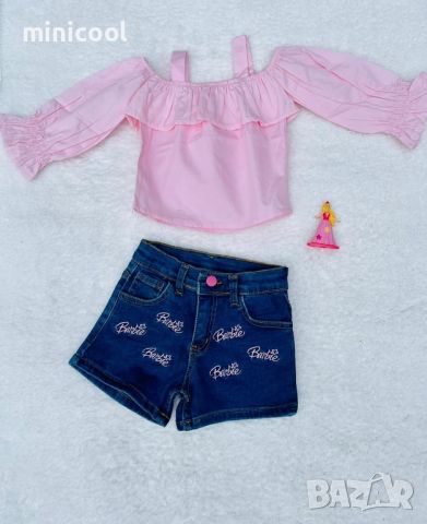 Комплект Barbie, снимка 5 - Детски къси панталони - 46410566