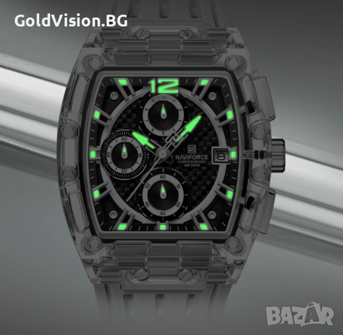 Мъжки часовник Naviforce 7105 – Silver, снимка 6 - Мъжки - 54247823
