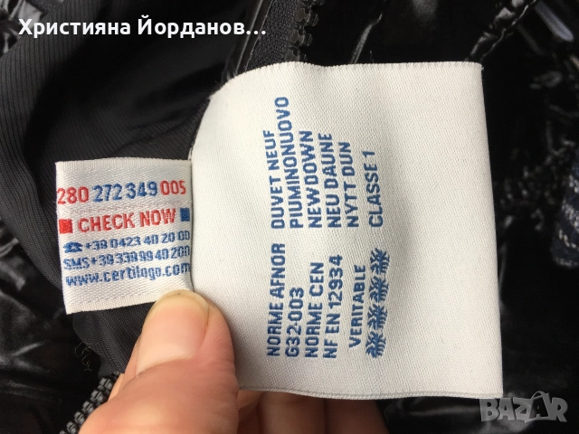 Оригинално Винтидж Moncler пухено яке, снимка 6 - Якета - 52723203