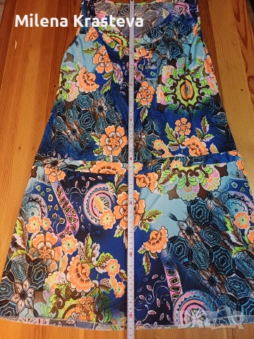 Рокля цветна, лятна Л, снимка 4 - Рокли - 53686479