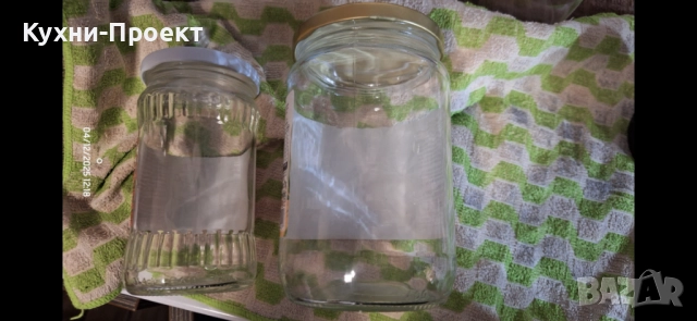 стъклени буркани буркан с капачки