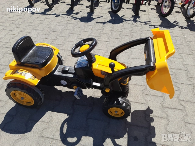 PILSAN Трактор Active с гребло 07315, снимка 4 - Детски велосипеди, триколки и коли - 53564617