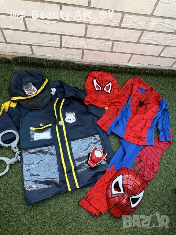 Карнавални Хелоуин костюми , размер 2-5год , Лекар, полицай, хълк, пират , спайдермен, пожарникар, снимка 6 - Други - 53849668