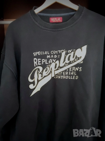 L Мъжки суичър Replay Made in Italy 