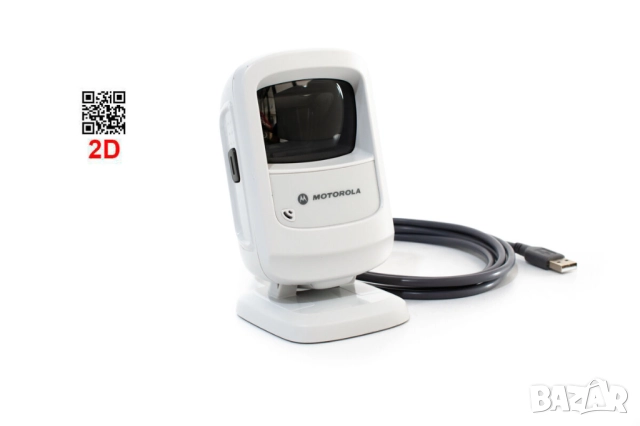 2D/QR Настолен Баркод скенер за магазин/аптека Motorola DS9208