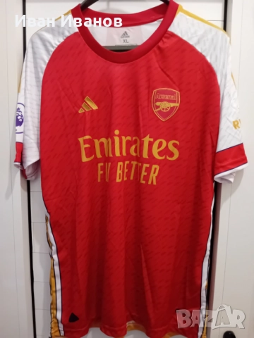 Чисто нова оригинална фланелка на Арсенал - Джака