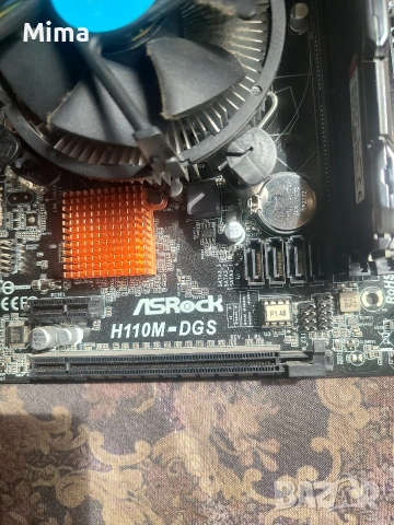AsRock H110-DGS DDR4 Дъно за компютър с процесор Intel Pentium G5400