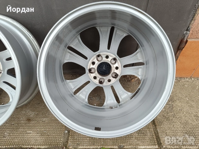 ОРИГИНАЛНИ джанти 17 ' цола 5x112 МЕРЦЕДЕС / MERCEDES BENZ ET36 7,5J 66,6, снимка 18 - Гуми и джанти - 53521977