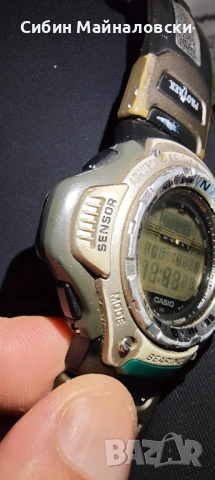 Мъжки часовник Casio Pro-Trek PRT-41 Triple Sensor — €80, снимка 3 - Мъжки - 54132627
