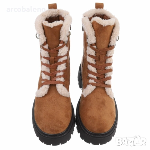 Дамски боти с връзки, 3цвята , снимка 6 - Дамски боти - 52801220