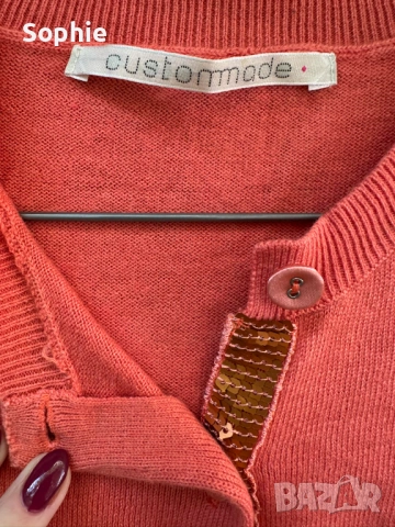 Жилетка от кашмирена смес Custommade, снимка 3 - Жилетки - 53860441