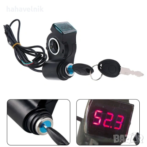 дисплей и контактен ключ за електрически скутер тротинетка колело, снимка 5 - Друга електроника - 53259290