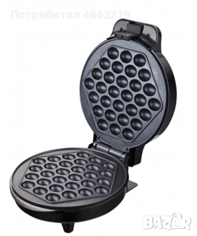 Гофретник за Bubble Waffle Rosberg, 1000W, снимка 3 - Гофретници - 53912357