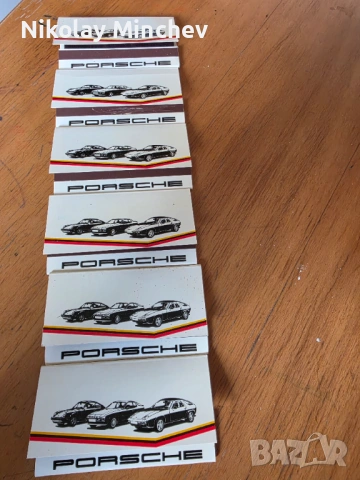 Шест броя кибрити PORSCHE