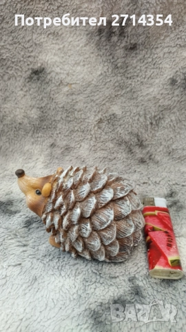 Фигурка таралеж , снимка 3 - Декорация за дома - 51715908