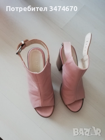Дамски сандали на платформа, размер 38, естествена кожа., снимка 5 - Дамски елегантни обувки - 52147568