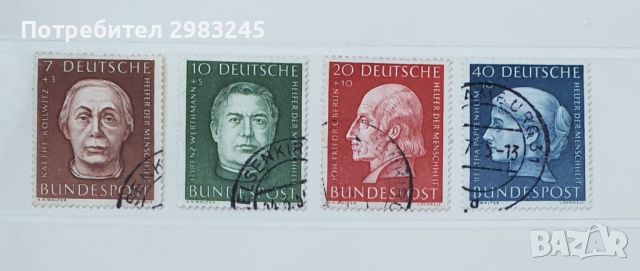 Германия 1954, снимка 1 - Филателия - 46420702