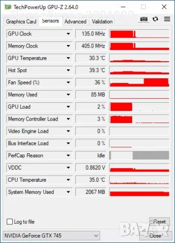 Видеокарта Fujitsu NVIDIA GeForce GTX 745 2GB, снимка 6 - Видеокарти - 49408515