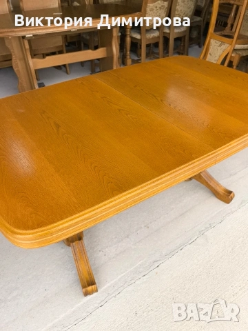 Разтегателна трапезна маса 2,60 м. (01-143.1), снимка 6 - Маси - 54152233