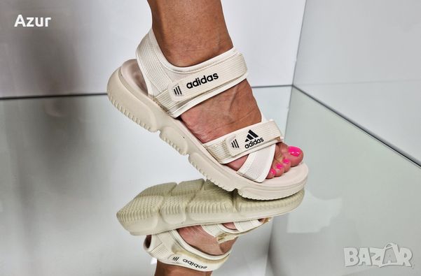 Дамски сандали Adidas Реплика ААА+  , снимка 4 - Сандали - 46476652