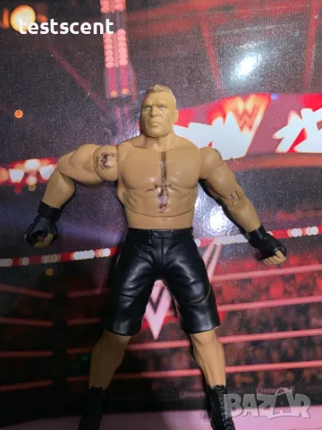 Екшън фигура WWE Brock Lesnar Брок Леснар Mattel Action играчка WWE MMA UFC, снимка 8 - Колекции - 49149543