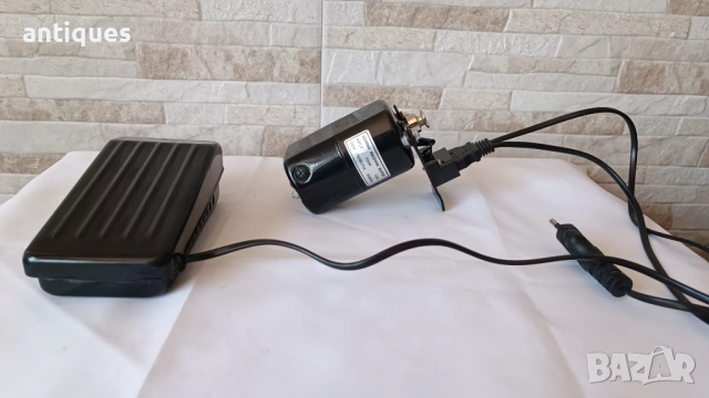 Мотор + педал за шевна машина - 100W - 220V - 7000 об.м.