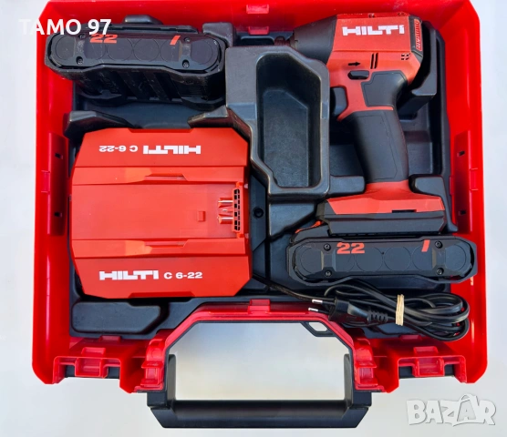 Hilti SiD 4-22 Nuron - Безчетков импакт 2х22V 4.0Ah перфектен!, снимка 2 - Винтоверти - 53144070
