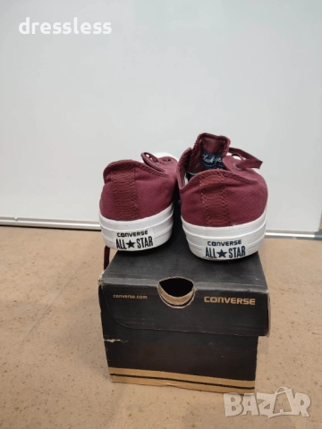 CONVERSE Chuck Taylor All Star II Bordeaux, снимка 3 - Кецове - 52623857