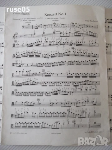 Ноти "Konzert No.1 für Violoncello und ...-L.Boccherini"-32с, снимка 4 - Специализирана литература - 50839864