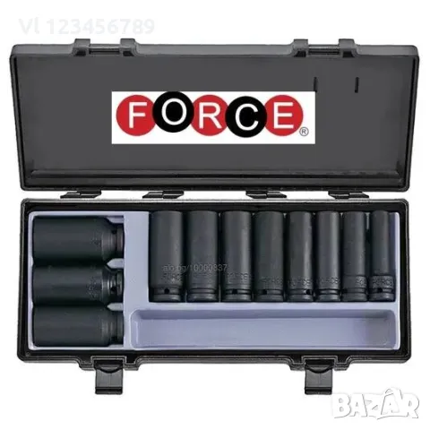 К-т вложки ковани удължени 6 стенни от 12мм до 32мм 1/2 11 части