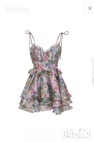 Лятна рокличка с пеперуди, снимка 2 - Рокли - 53732180