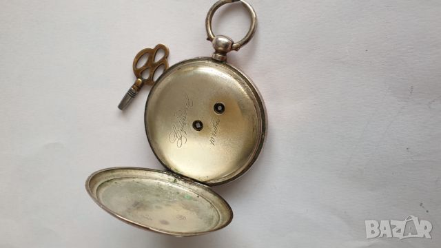 Стар колекционерски сребърен часовник DEPOSE, снимка 5 - Антикварни и старинни предмети - 45686934
