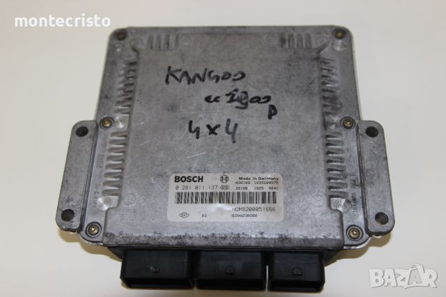 Моторен компютър ECU Renault Kangoo (2003-2008г.) 0 281 011 137 / 0281011137 / 8200230980, снимка 1 - Части - 45871172