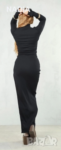 Черна рокла Pause jeans , снимка 2 - Рокли - 38414087