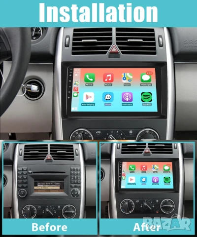 Мултимедия, за Mercedes B200, W906, W639, Vito, Viano, W169, W245, плеър Android, Навигация Мерцедес, снимка 4 - Аксесоари и консумативи - 40618245
