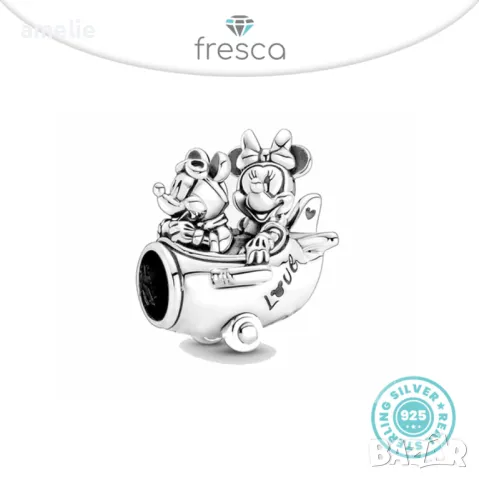 Колекция Талисмани Fresca Disney по модел тип Пандора с печати S 925 Pandora Disney, снимка 12 - Гривни - 49357007