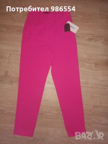 Нов дамски розов панталон размер 34, снимка 2 - Панталони - 46400120