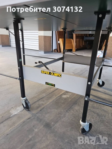 Сгъваема тенис маса на колелца за вътрешна употреба, снимка 2 - Тенис - 52806806