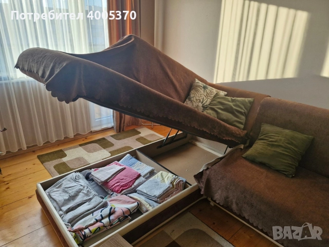 ъглов диван , снимка 3 - Дивани и мека мебел - 52934778