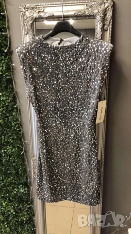 ❤️Пайетна рокля с гол гръб   , снимка 3 - Рокли - 51681833
