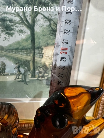 Уникална Костенурка МУРАНО (Murano) – 8.5 кг Масивно Стъкло, снимка 3 - Антикварни и старинни предмети - 53648608