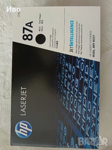 HP 87A Black Original LaserJet Toner Cartridge 