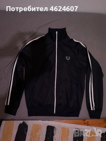 Суичър Fred Perry тип бомбър, снимка 4 - Суичъри - 53928101